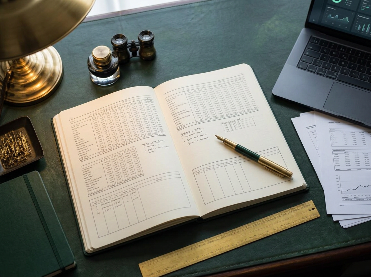 Racing form study desk